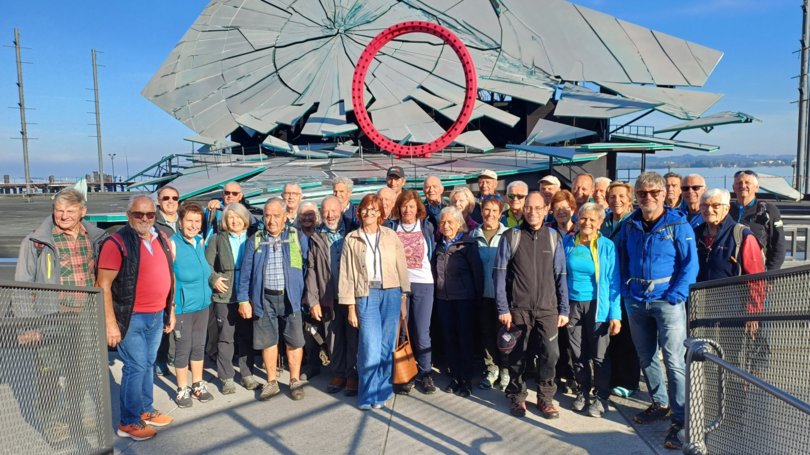 Gruppenbild bei der Bregenzer Seebühne Gruppenbild bei der Bregenzer Seebühne